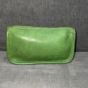 Coach Green Pouch Bag Vintage